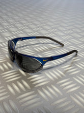 Load image into Gallery viewer, Early 2000’s Nike Tailwind Sapphire Blue/Yellow Sunglasses