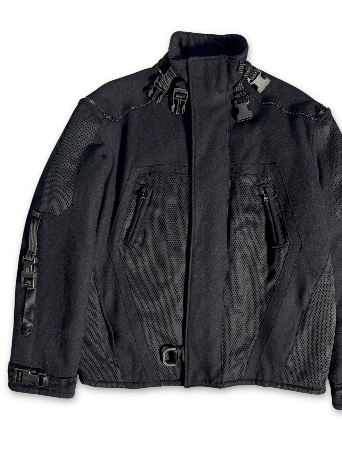 AW04’ Dolce & Gabbana Jet Black Bondage Jacket