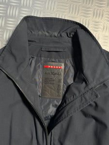 Early 2000’s Prada Sport Jet Black Padded Gore-Tex Jacket - Medium / Large