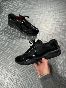 Prada Black Patent American Cups - UK8/8.5 / US9/9.5