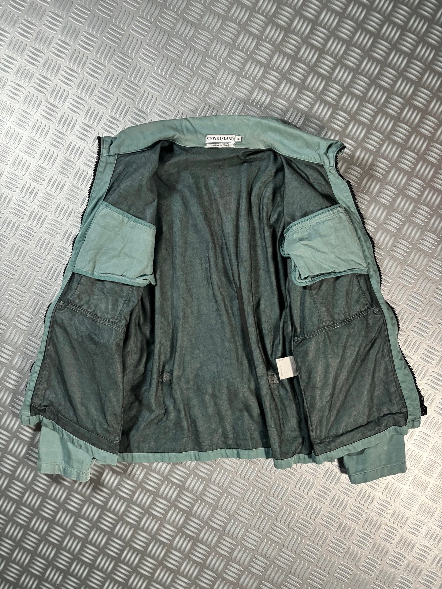 SS95’ Stone Island Teal Multi Pocket Parachute Jacket