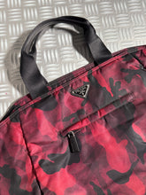 Load image into Gallery viewer, Prada Milano Nylon Red Camo Bag