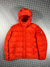 Carica l&#39;immagine nel visualizzatore di Gallery, Prada Milano Bright Orange Nylon Puffer Jacket -