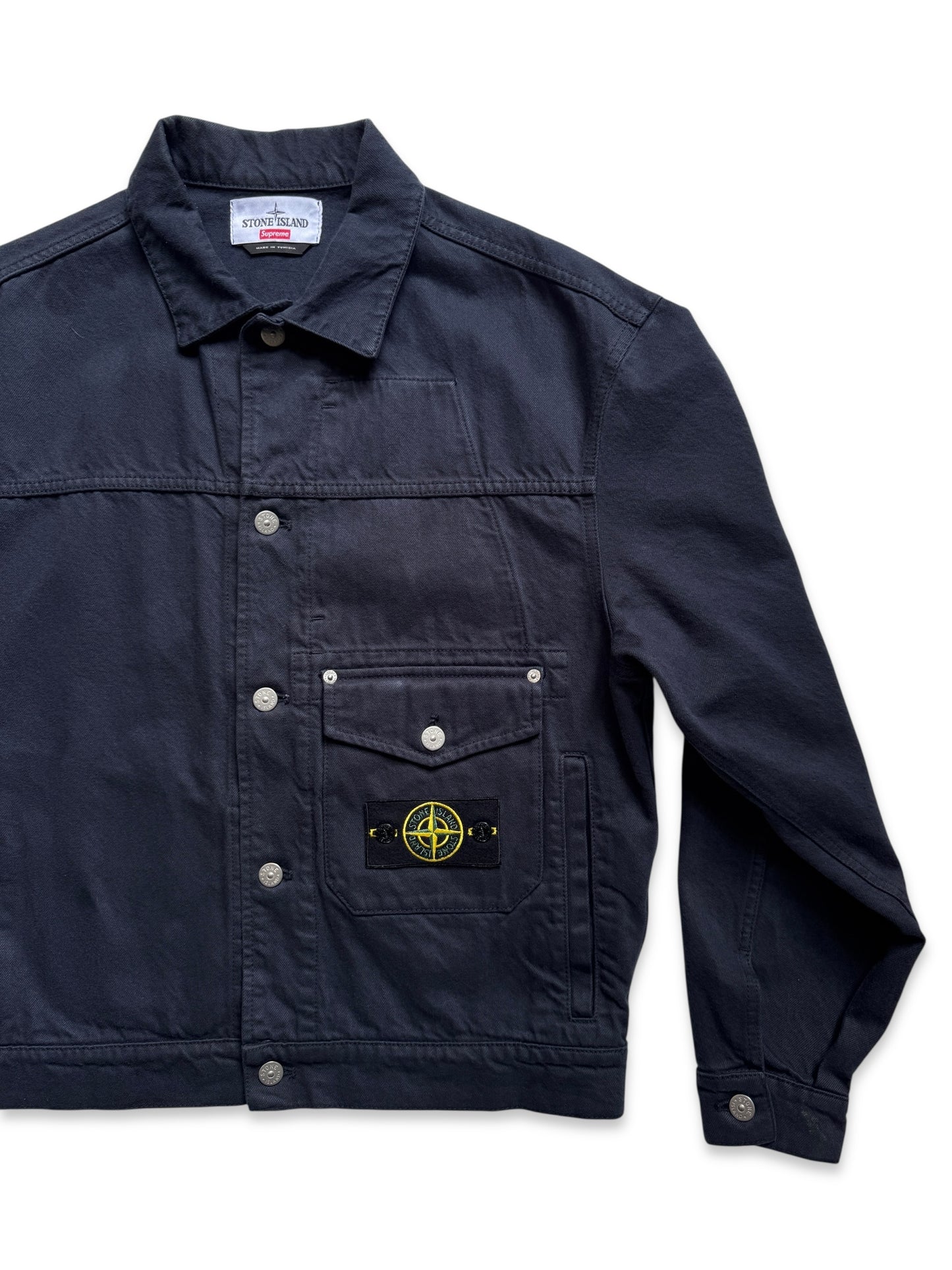 Stone Island x Supreme Bull Denim TC Jacket