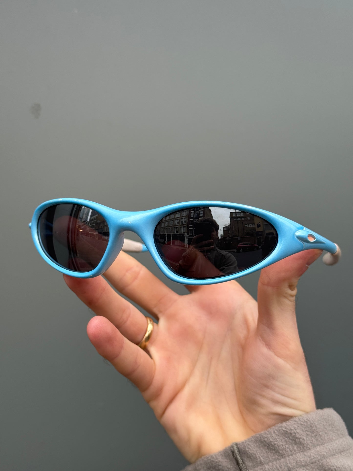 1990’s Oakley Minute Gen 1 Baby Blue Sunglasses