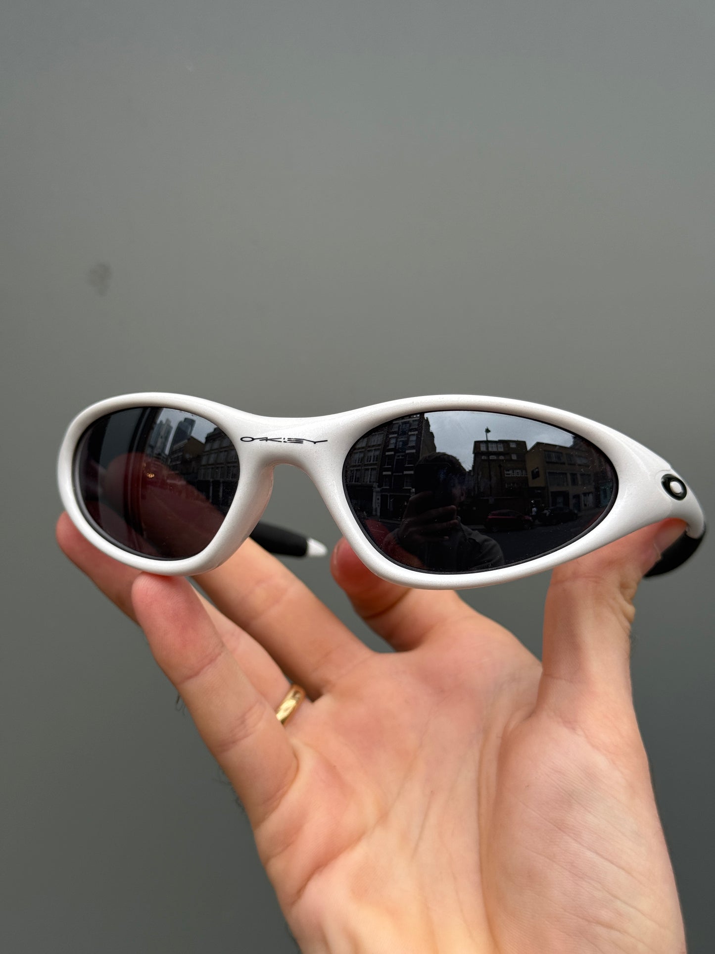 1990’s Oakley Minute Pure White Sunglasses