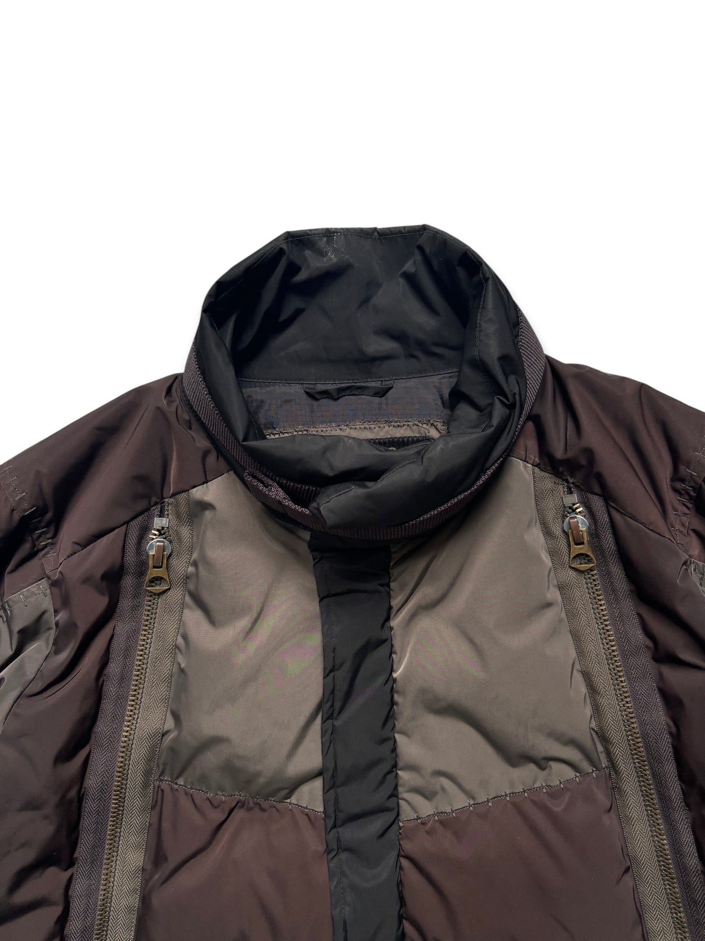 Early 2000’s Marithe Francois + Girbaud Patchwork Multi Pocket Jacket
