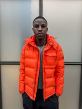 Load image into Gallery viewer, Prada Milano Bright Orange Nylon Puffer Jacket