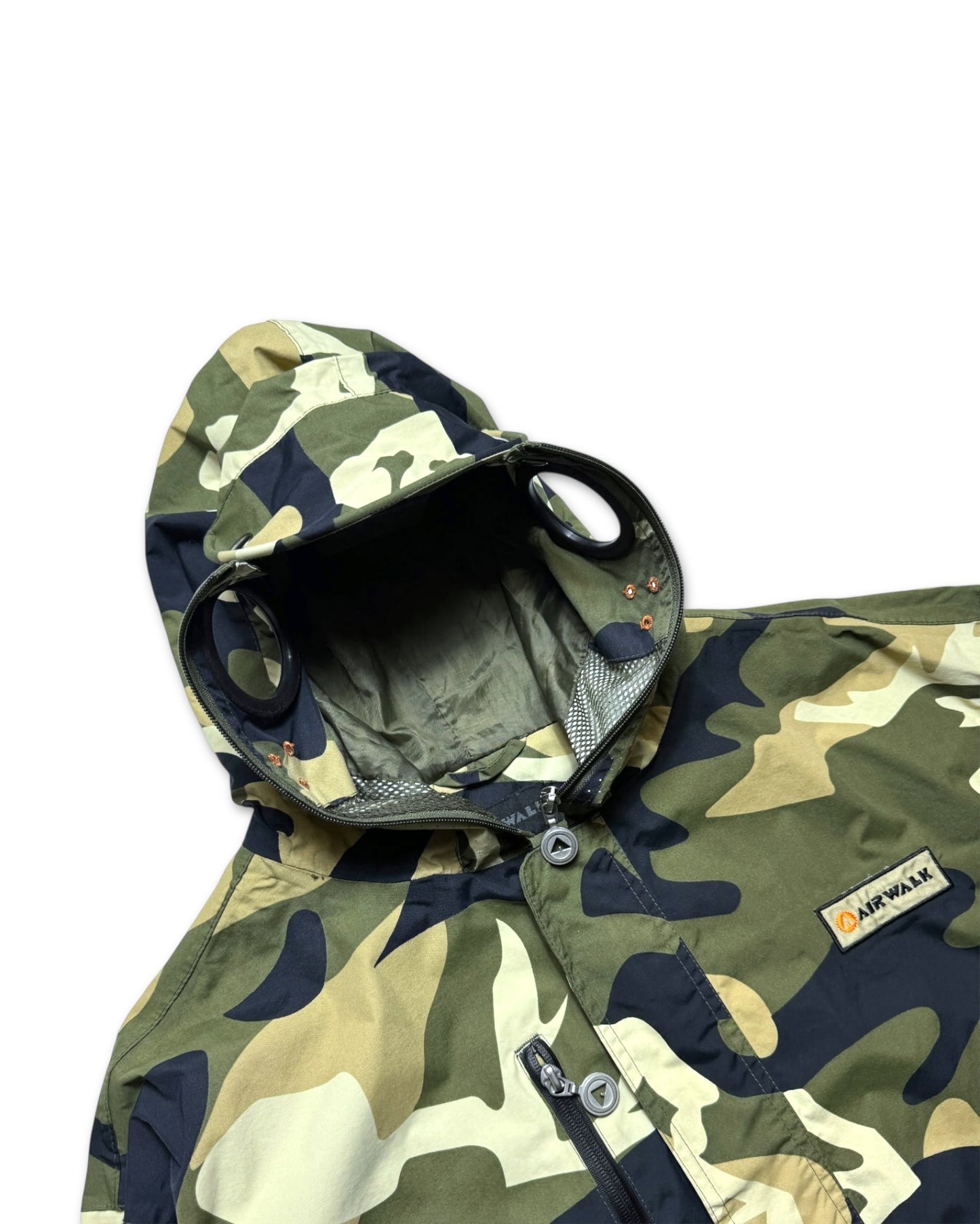 Early 2000's Airwalk Full Zip Face Mask Camo Jacket