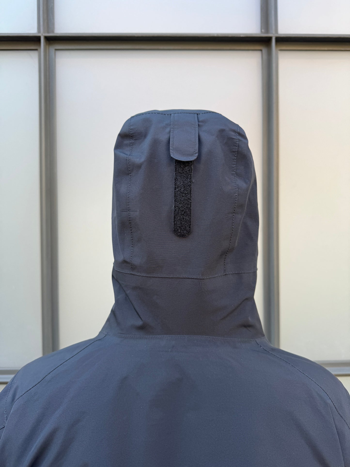 AW11' Stüssy x Afdice Jet Black Asymmetric Zip Technical Gore-Tex Jacket