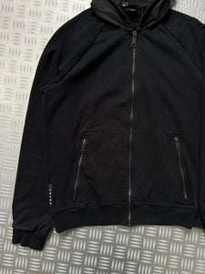 Early 2000’s Prada Black Tab Zipped Hoodie - Small / Medium