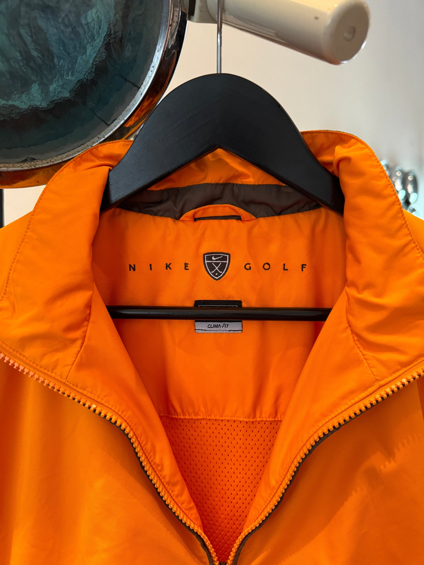 Early 2000’s Nike Bright Orange Half Zip Pullover