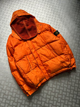 Charger l&#39;image dans la galerie, 1980’s Stone Island Bright Orange Balaclava Hood Ice Jacket - Medium / Large