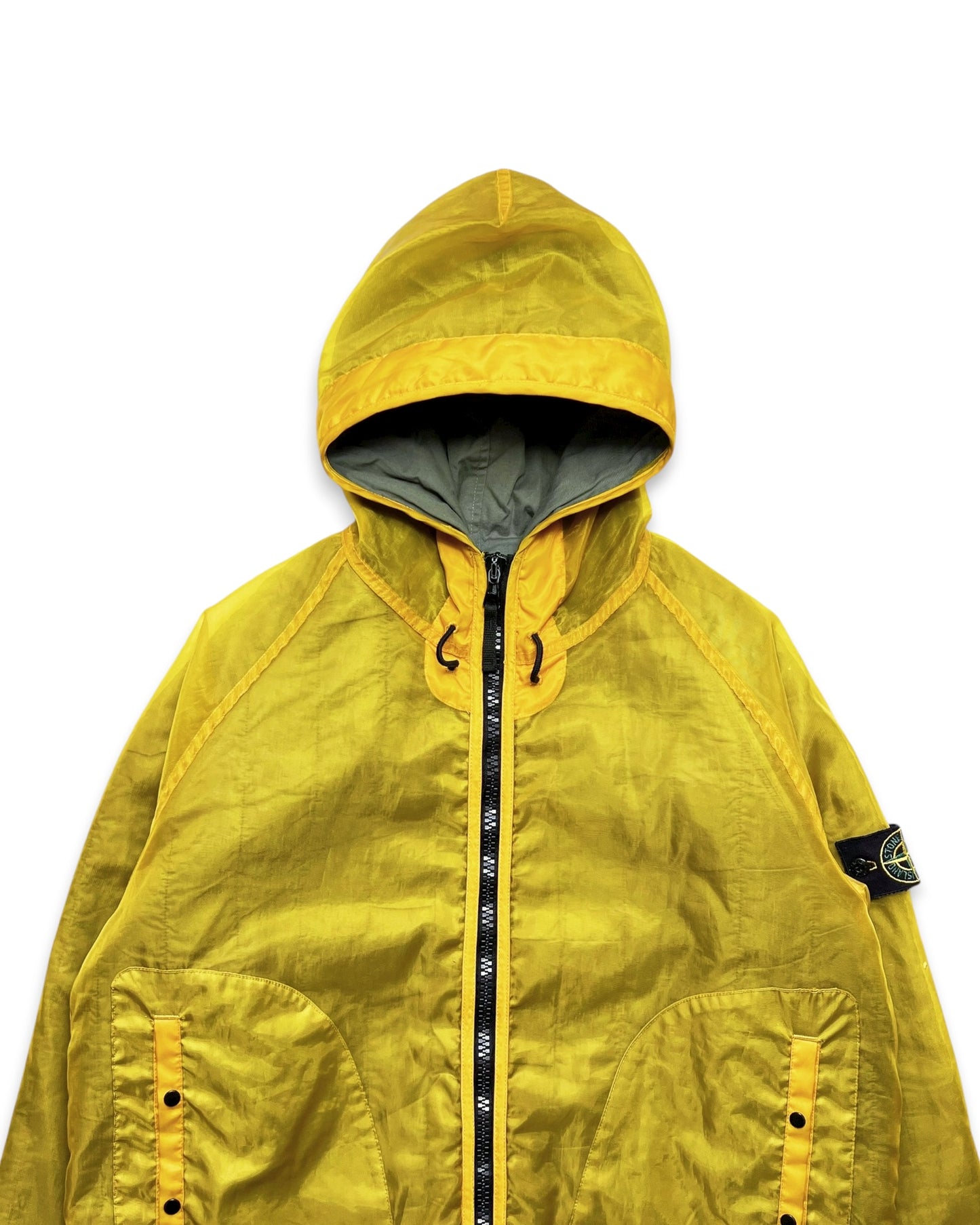 AW03’ Stone Island Bright Yellow Padded Monofilament