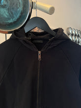 画像をギャラリービューアに読み込む, Early 2000’s Prada Black Tab Zipped Hoodie - Small / Medium