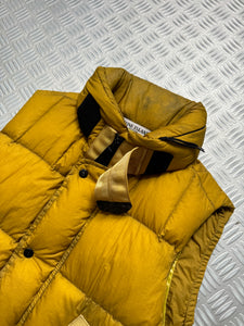 AW08’ Stone Island Opaque Bright Yellow Padded Goose Down Vest -