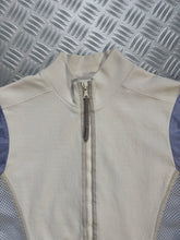 Load image into Gallery viewer, Early 2000’s Prada Sport White/Baby Blue Mixed Material Top