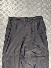 Charger l&#39;image dans la galerie, Early 2000&#39;s Nike Jet Black Hex Ripstop Track Pant