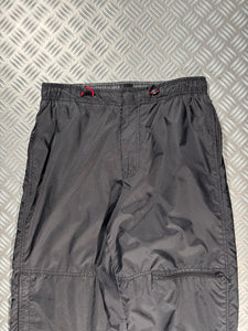 Early 2000's Nike Jet Black Hex Ripstop Track Pant