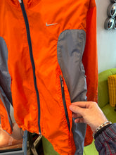 Carica l&#39;immagine nel visualizzatore di Gallery, Early 2000’s Nike Orange/Grey 3M Reflective Track Jacket - Large