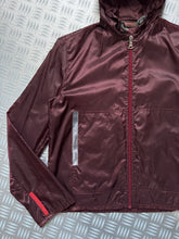 Load image into Gallery viewer, SS00’ Prada Sport 3M Burgundy Hooded Nylon Jacket