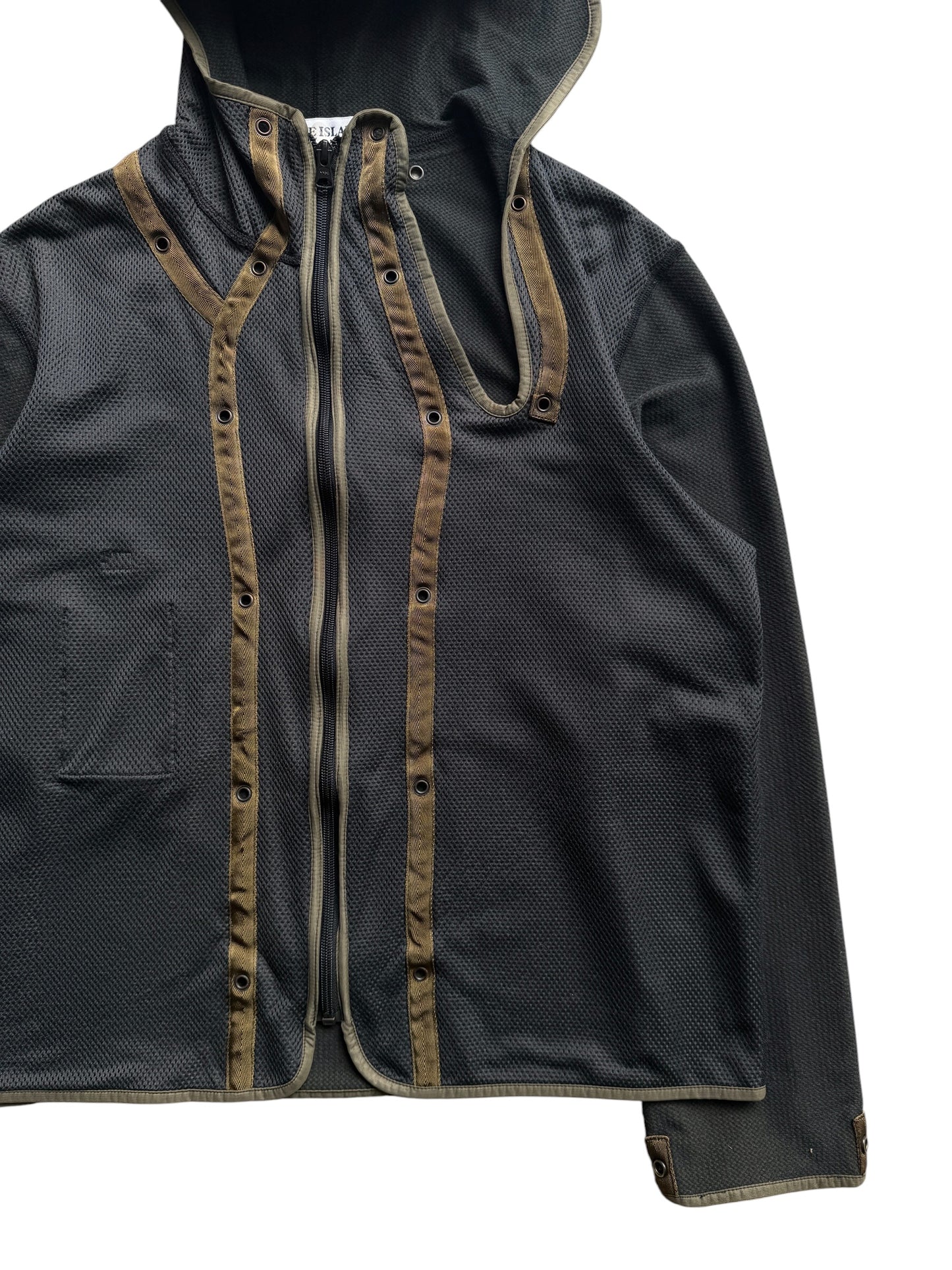 AW00’ Stone Island Asymmetric Zip Dutch Rope Jacket
