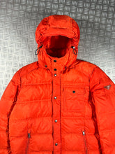 Carica l&#39;immagine nel visualizzatore di Gallery, Prada Milano Bright Orange Nylon Puffer Jacket -