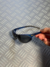 Load image into Gallery viewer, Early 2000’s Nike Tailwind Sapphire Blue/Yellow Sunglasses