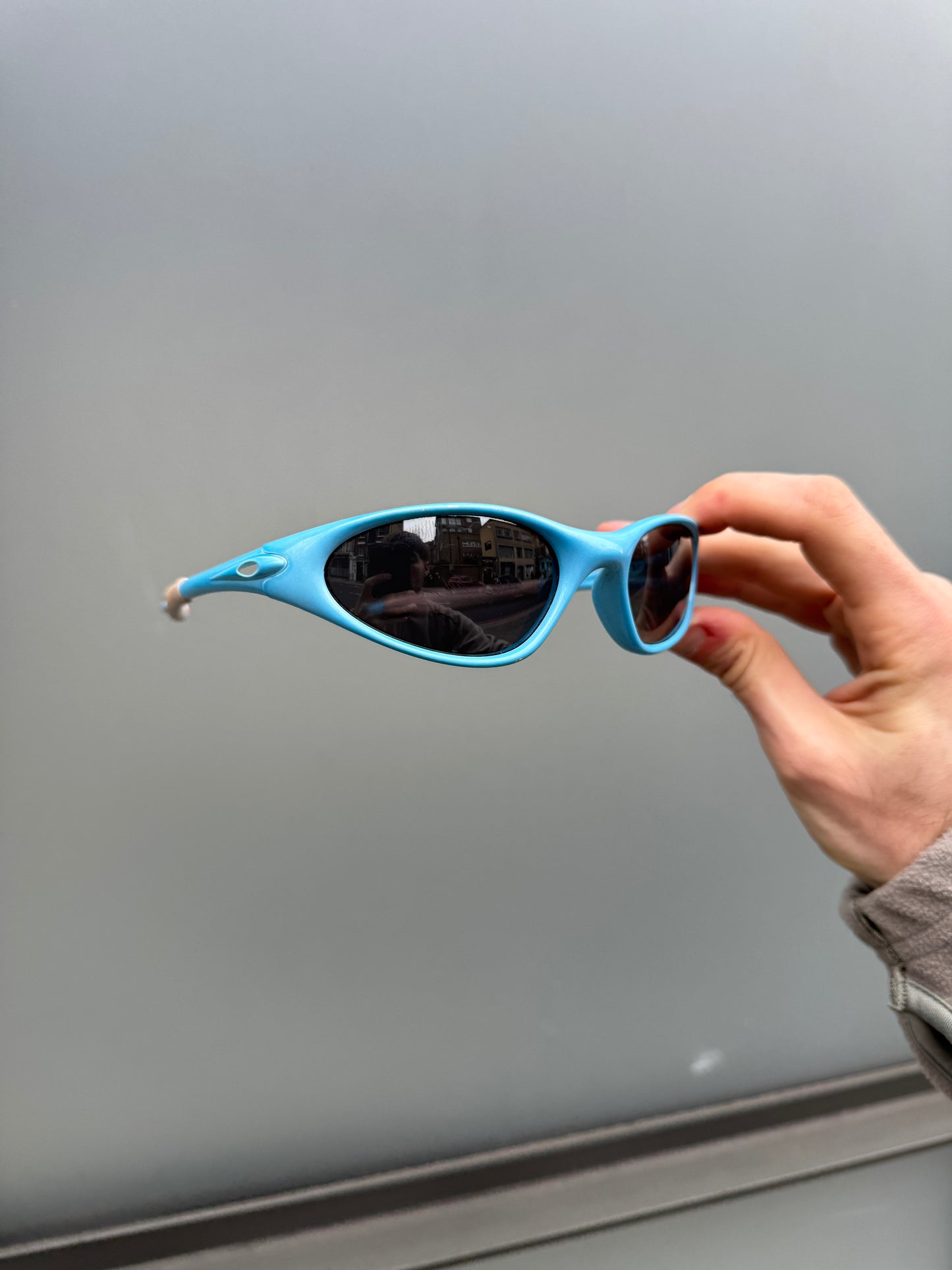 1990’s Oakley Minute Gen 1 Baby Blue Sunglasses