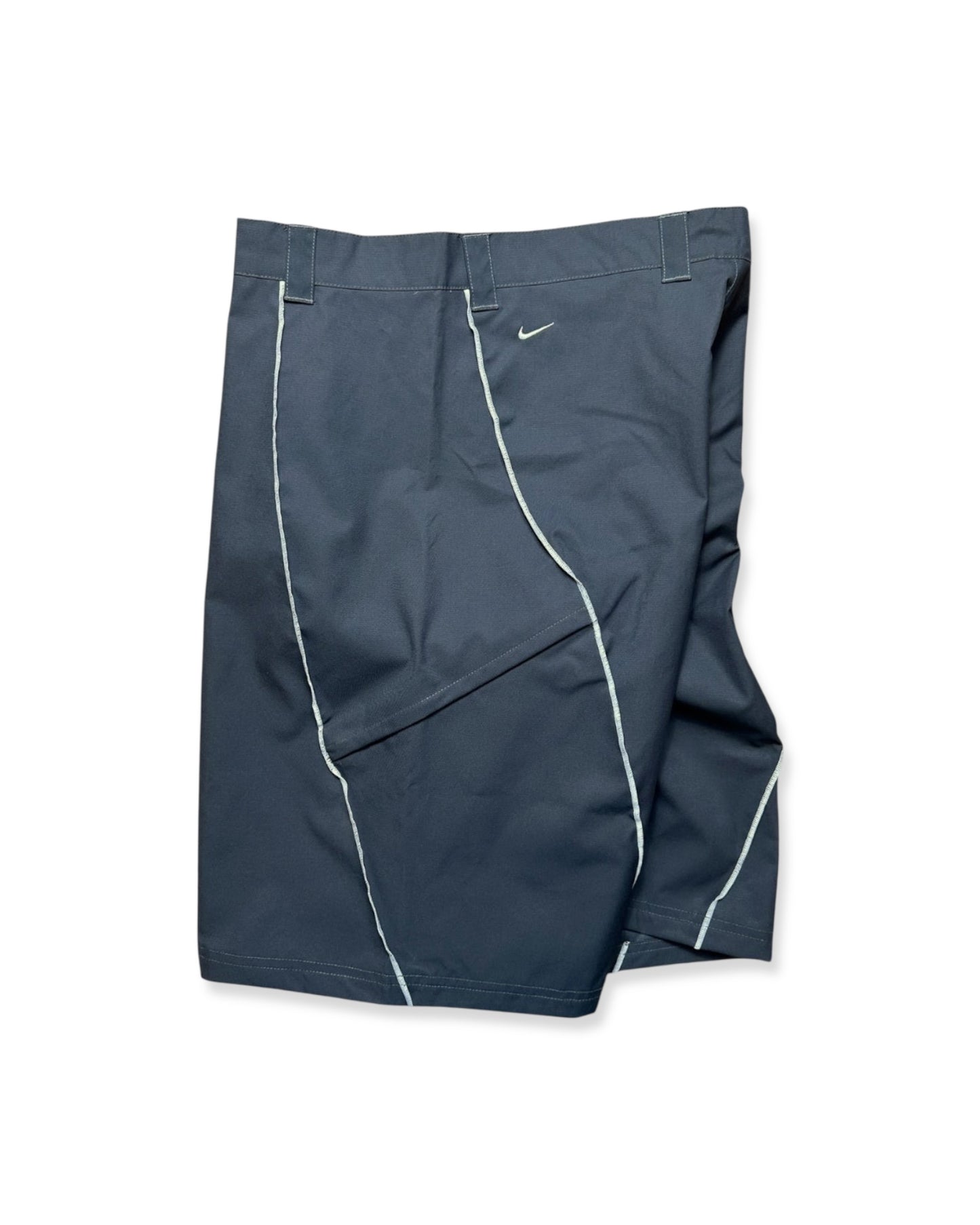 2003 Nike Mobius 'MB1' Overlocked Heavy Nylon Cargo Shorts