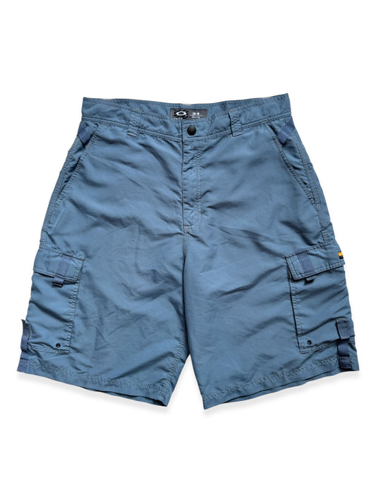 Early 2000’s Oakley Software Blue Cargo Shorts