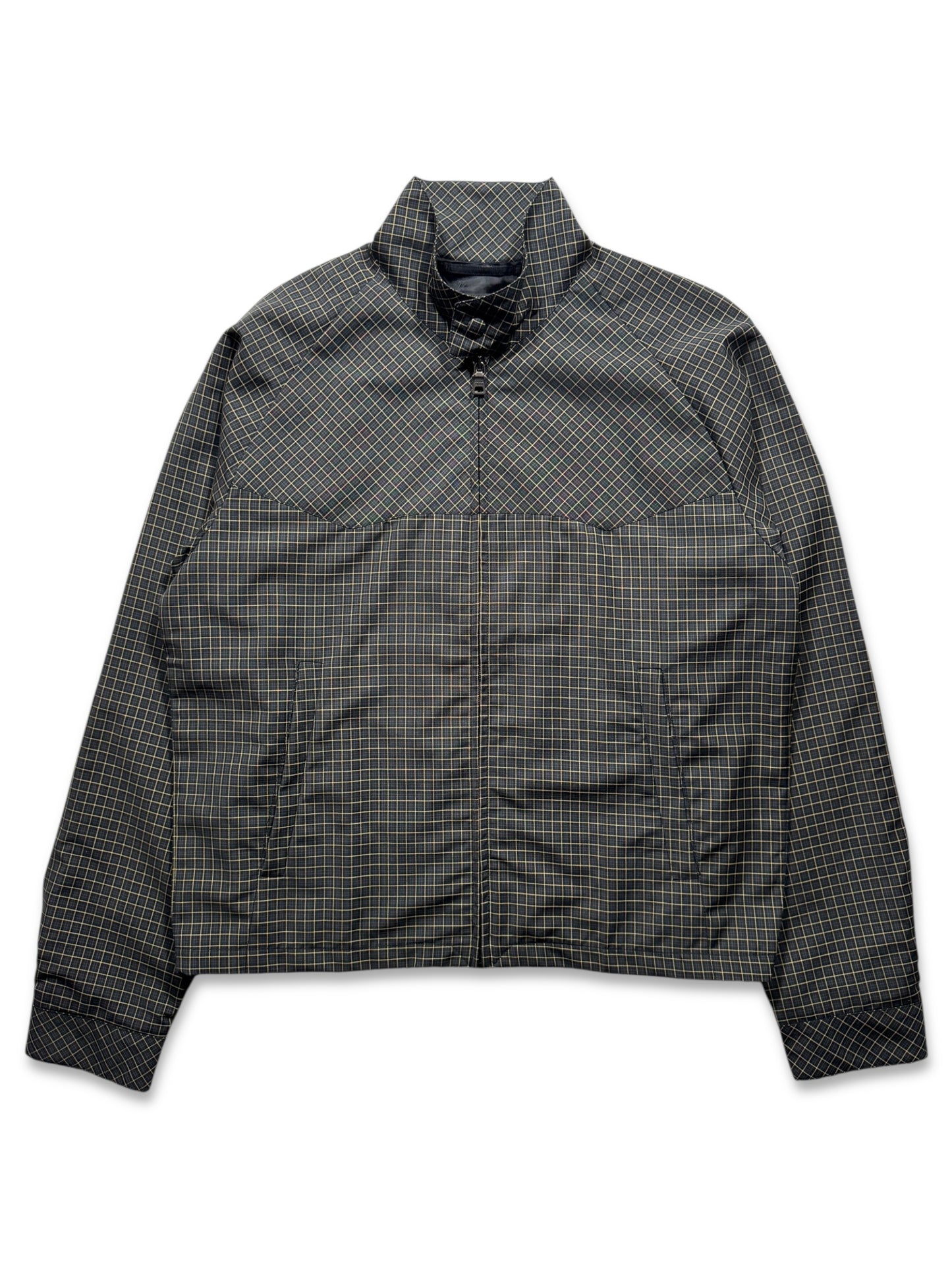 SS17’ Prada Mainline Plaid Harrington Jacket