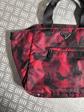 Load image into Gallery viewer, Prada Milano Nylon Red Camo Bag