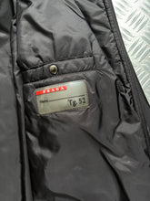 Load image into Gallery viewer, AW00’ Prada Sport Jet Black Padded Jacket