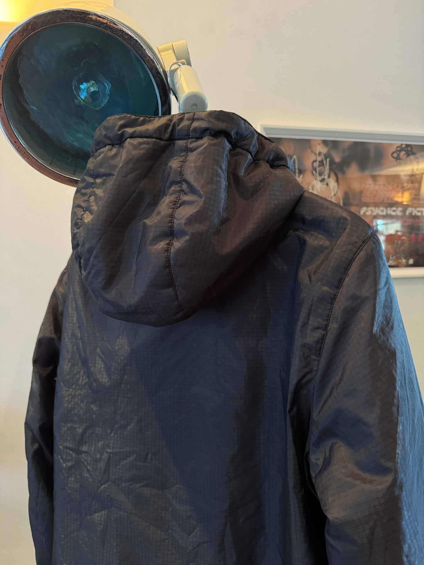 AW13’ Prada Mainline Padded Rip-Stop Nylon Shimmer Hooded Jacket
