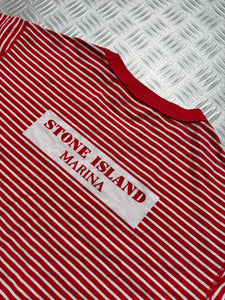 Stone Island Marina Striped Tee - Medium