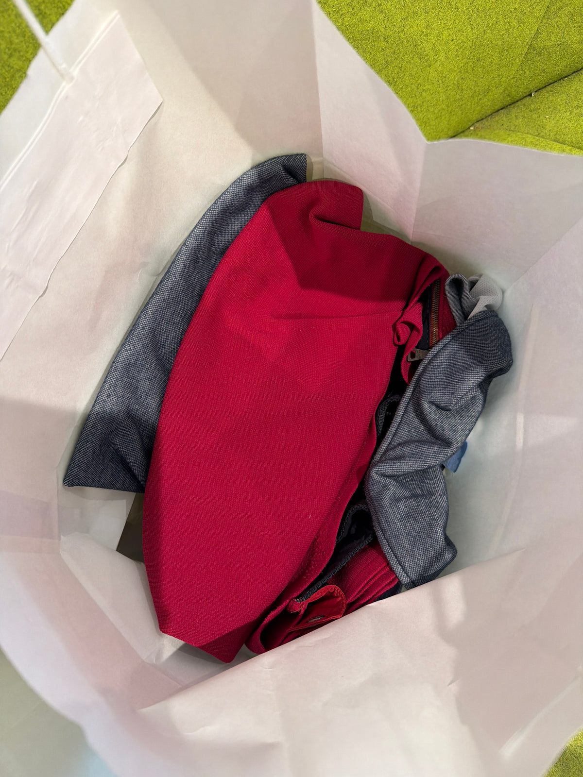 Prada Jacket / Prada Red Longsleeve