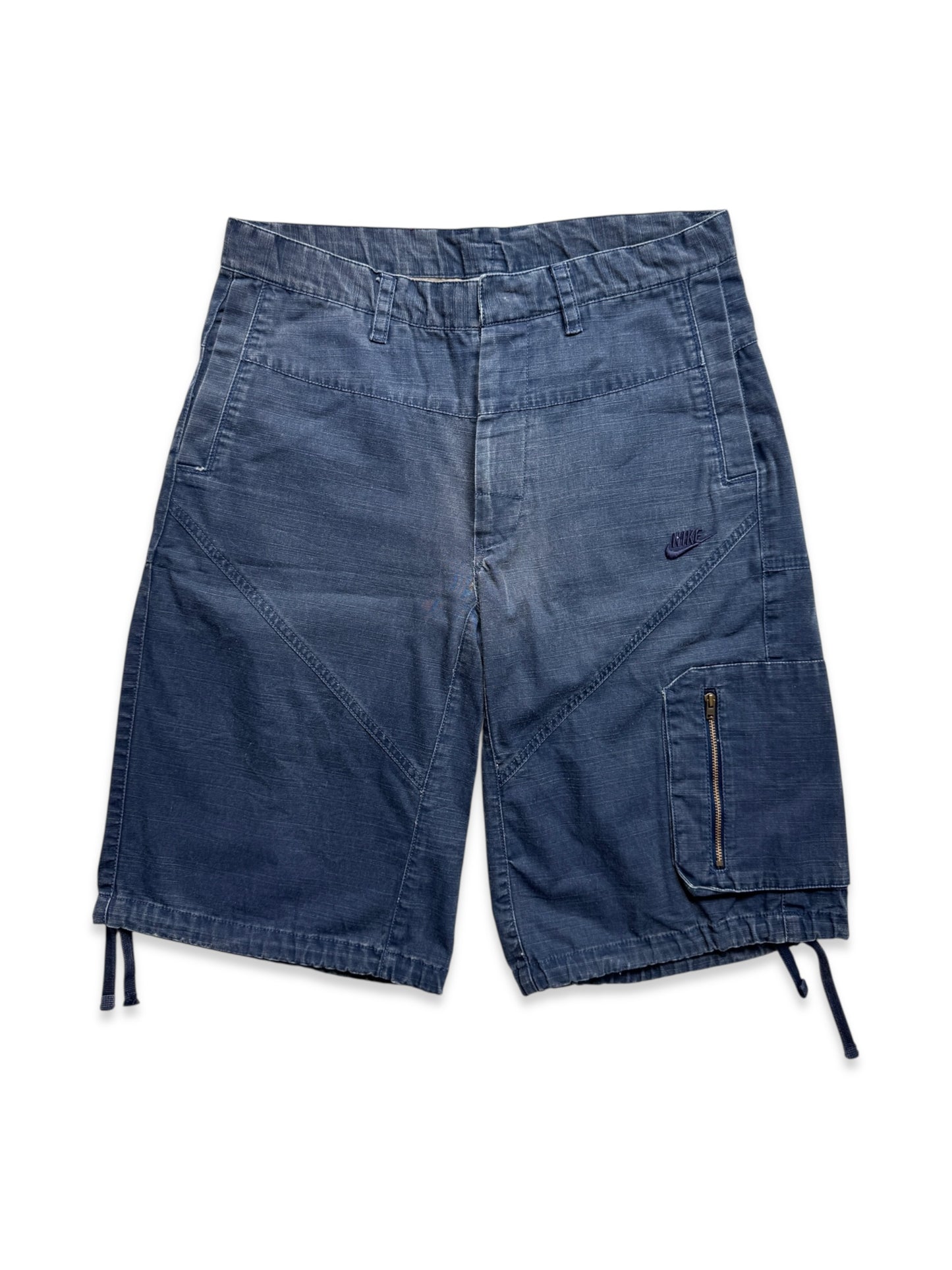 Early 2000’s Nike Washed Navy Cargo Shorts