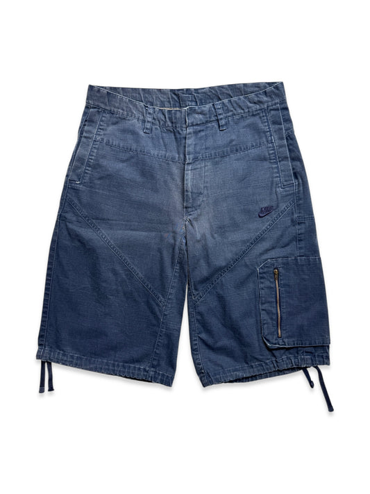 Early 2000’s Nike Washed Navy Cargo Shorts