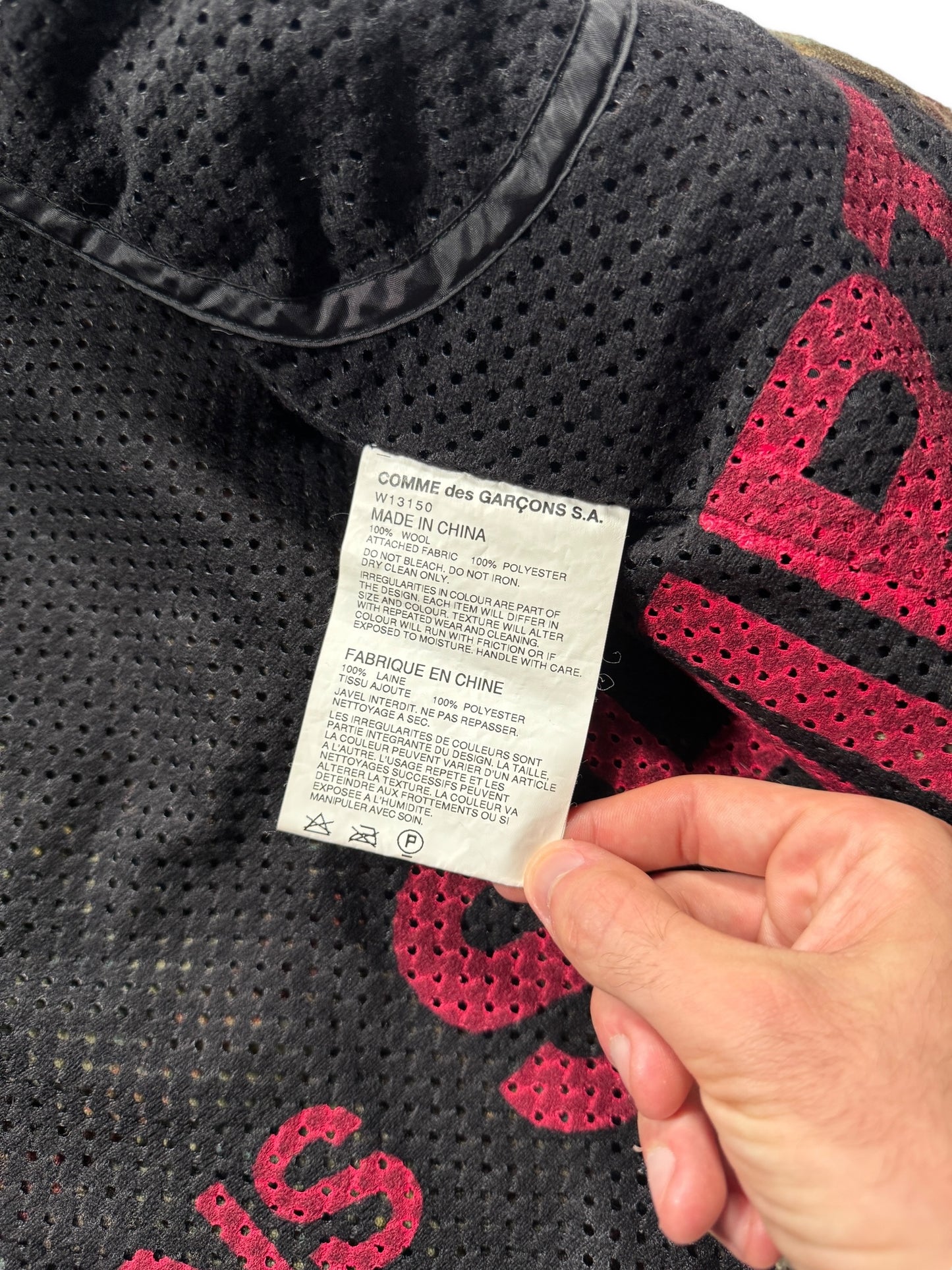 AW05 Comme des Garçons SHIRT Plaid Jacket