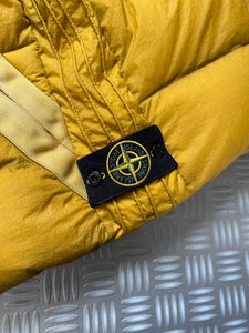 AW08’ Stone Island Opaque Bright Yellow Padded Goose Down Vest -