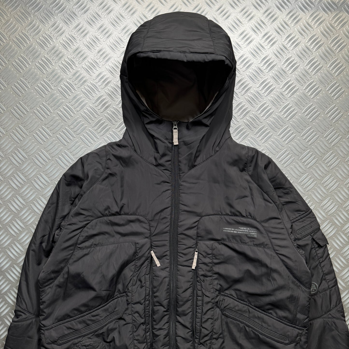 Early 2000’s Analog Multi Pocket Padded Jacket - Extra Large