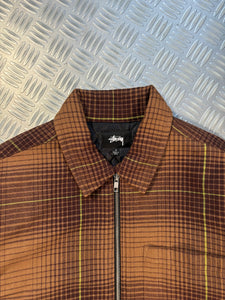 Stüssy Plaid Padded Harrington Jacket - Small / Medium