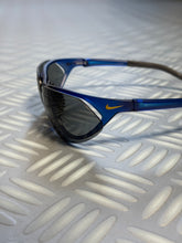 Load image into Gallery viewer, Early 2000’s Nike Tailwind Sapphire Blue/Yellow Sunglasses