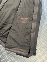 画像をギャラリービューアに読み込む, SS99 Prada Sport Gun Metal Grey/Green 2in1 Padded Jacket - Large / Extra Large