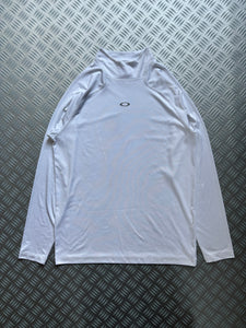 Early 2000’s Oakley Centre Logo Panelled Mockneck Longsleeve