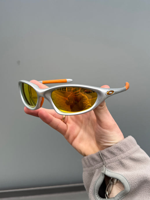 1990’s Oakley Twenty XX Silver / Orange Sunglasses