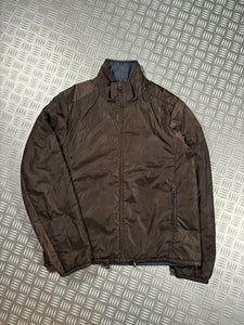 Prada Sport Black Tab Reversible Padded Brown / Navy Jacket