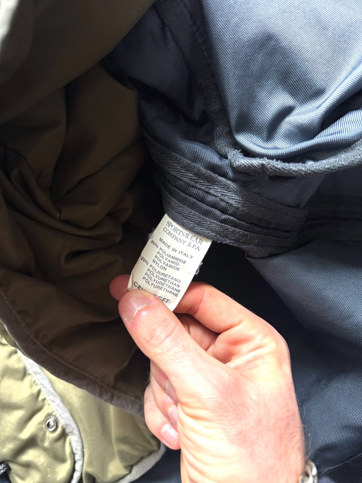 1990’s Stone Island Dutch Rope Balaclava Formula Steel Jacket