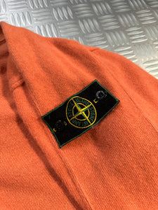 1990's Stone Island Orange 1/4 Zip - Medium / Large